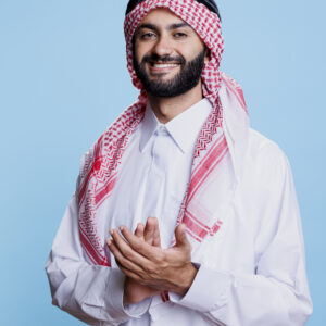 Pure white kuwaiti kandura